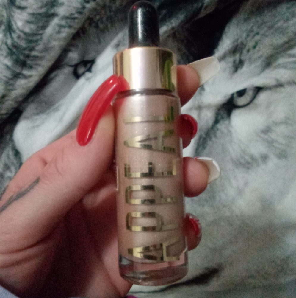 Gold highlighter drops